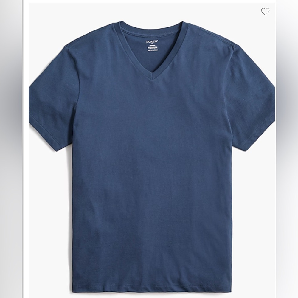 Jcrew Factory Washed jersey V-neck tee